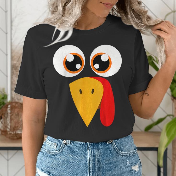 Turkey Face Halloween Costume Thanksgiving Teacher Nurse Women's T-Shirt, funny gift Turkey Face Halloween Costume Thanksgiving Teacher Nurse Women's T-Shirt, funny gift