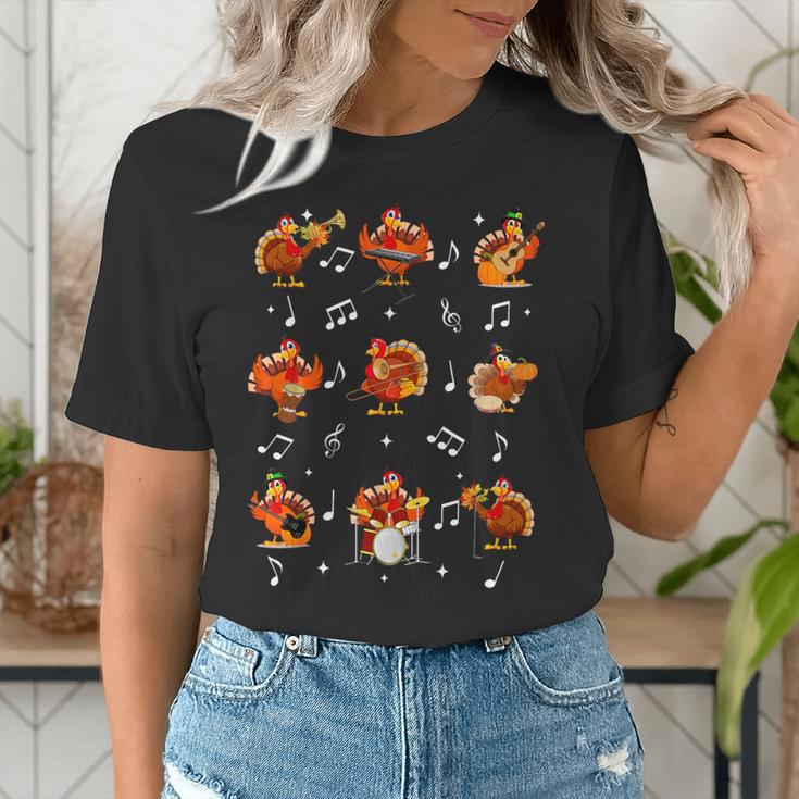 Turkey Squad Music Note Music Teacher Thanksgiving Women's T-Shirt, funny gift Turkey Squad Music Note Music Teacher Thanksgiving Women's T-Shirt, funny gift