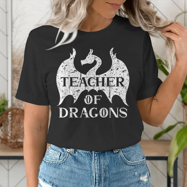 Vintage Teacher Of Dragons Quotes Teacher Student Women's T-Shirt, funny gift Vintage Teacher Of Dragons Quotes Teacher Student Women's T-Shirt, funny gift