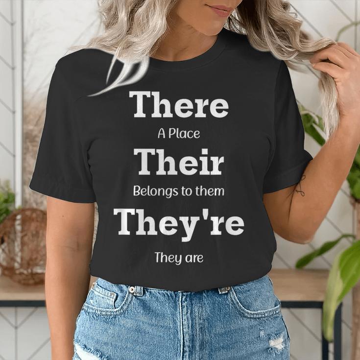 Vocabulary Police Their There They'Re English Teacher Women's T-Shirt, English Teacher Shirts, funny gift Vocabulary Police Their There They'Re English Teacher Women's T-Shirt, English Teacher Shirts, funny gift