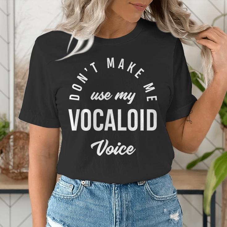 Vocaloid Voice Vocal Music Teacher Singer Singing Women's T-Shirt, funny gift