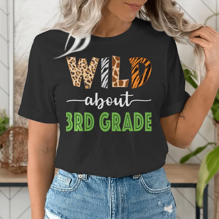 Wild About 3rd Grade Teacher Student Third Grade Zoo Safari Men Women Girls Kids Women's T-Shirt, funny gift Wild About 3rd Grade Teacher Student Third Grade Zoo Safari Men Women Girls Kids Women's T-Shirt, funny gift