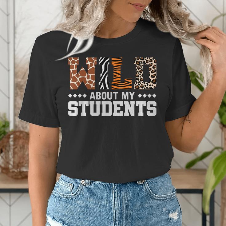 Wild About My Students Shirt Animals Teacher Women's T-Shirt, funny gift Wild About My Students Shirt Animals Teacher Women's T-Shirt, funny gift