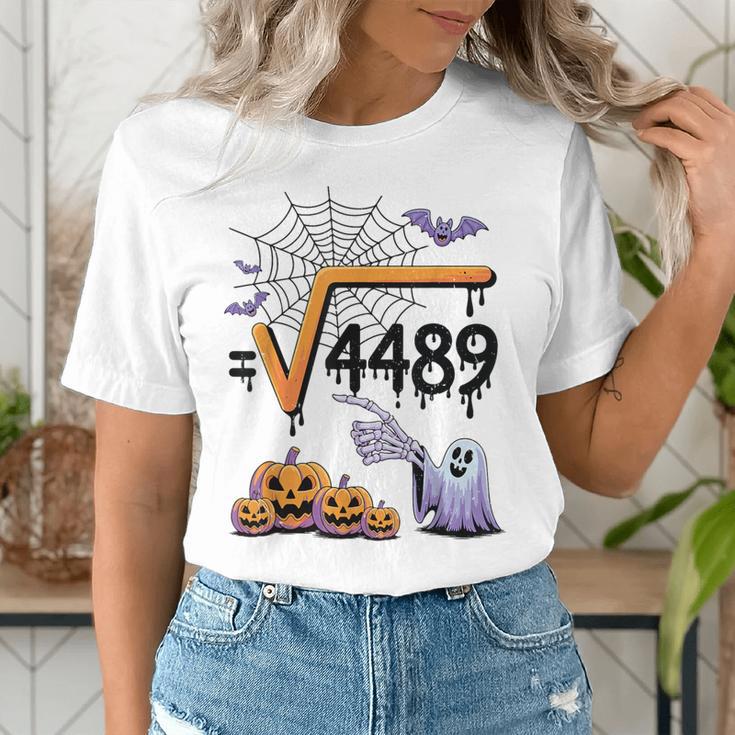 4489 Square Root 67 Math Teacher Halloween Costume Professor Women's T-Shirt, funny gift 4489 Square Root 67 Math Teacher Halloween Costume Professor Women's T-Shirt, funny gift