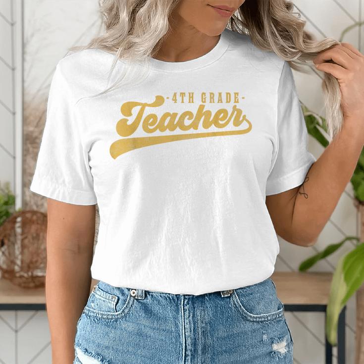 4th Grade Teacher Cute Vintage Graphic Fourth Grade Teacher Women's T-Shirt, 4th Grade Teacher Shirts, funny gift 4th Grade Teacher Cute Vintage Graphic Fourth Grade Teacher Women's T-Shirt, 4th Grade Teacher Shirts, funny gift