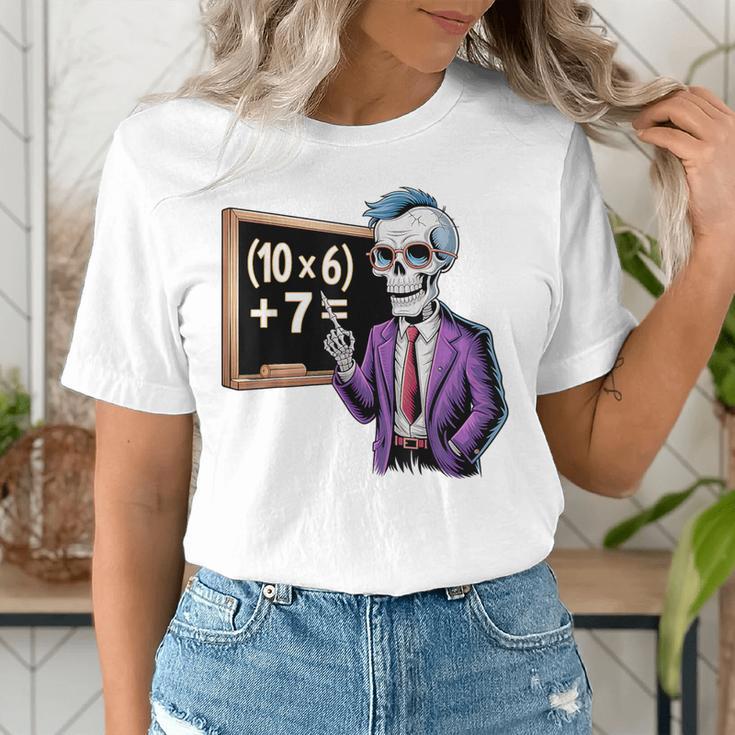 67 Math Teacher Meme Brainrot Six Seven Halloween Equation Women's T-Shirt, funny gift 67 Math Teacher Meme Brainrot Six Seven Halloween Equation Women's T-Shirt, funny gift