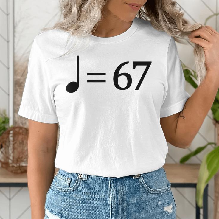 67 Music Meme Slang Musician Kids Music Teacher Women's T-Shirt, funny gift 67 Music Meme Slang Musician Kids Music Teacher Women's T-Shirt, funny gift