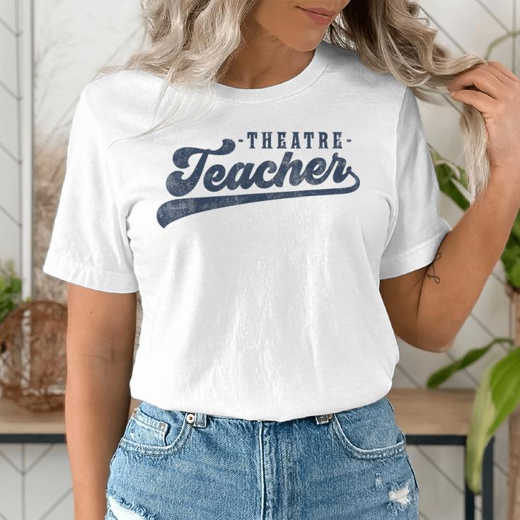 Theatre Teacher Men Women Vintage Graphic Theatre Teacher Women's T-Shirt, funny gift Theatre Teacher Men Women Vintage Graphic Theatre Teacher Women's T-Shirt, funny gift