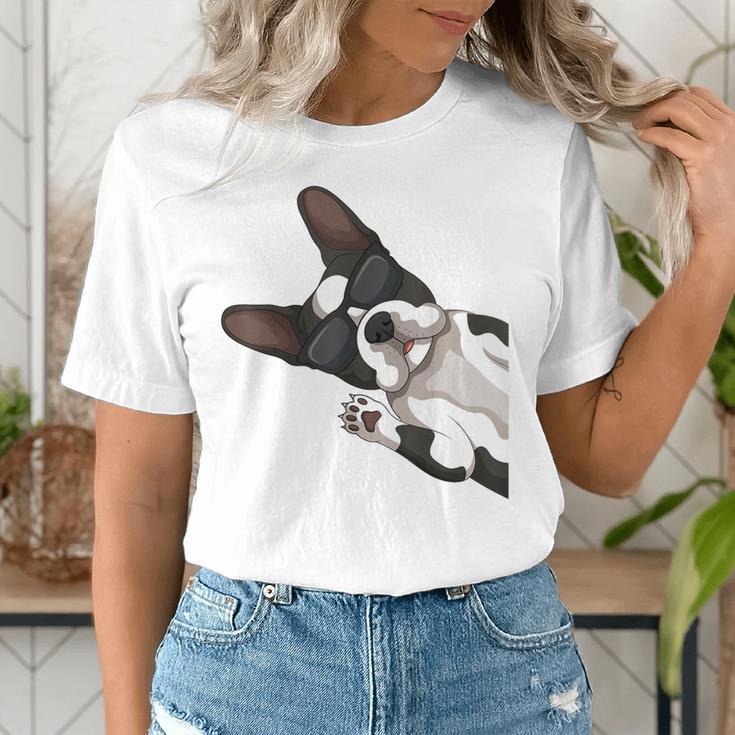 Boston Terrier Bostie Dog Kids Men Women's T-Shirt, funny gift