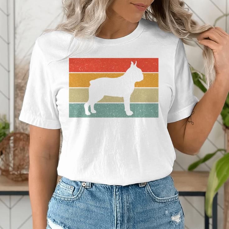 Boston Terrier Dog Lover Retro Vintage Cool For Dog Owner Women's T-Shirt, funny gift
