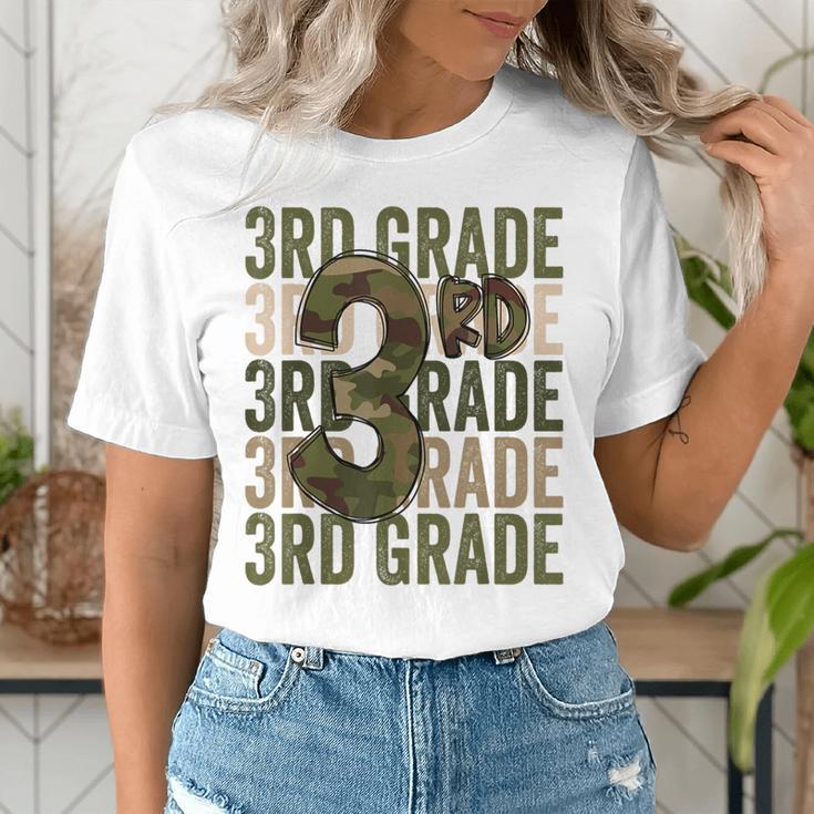 Camo Team 3rd Grade Squad Back To School Teacher Kids Boys Women's T-Shirt, funny gift Camo Team 3rd Grade Squad Back To School Teacher Kids Boys Women's T-Shirt, funny gift