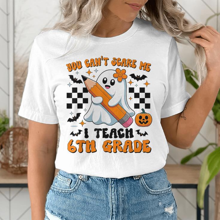 You Can't Scare Me I Teach 6th Grade Retro Teacher Halloween Women's T-Shirt, funny gift You Can't Scare Me I Teach 6th Grade Retro Teacher Halloween Women's T-Shirt, funny gift