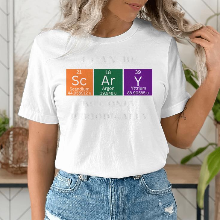 Chemisty Science Teacher Periodic Table Halloween Women's T-Shirt, Science Teacher Shirts, funny gift