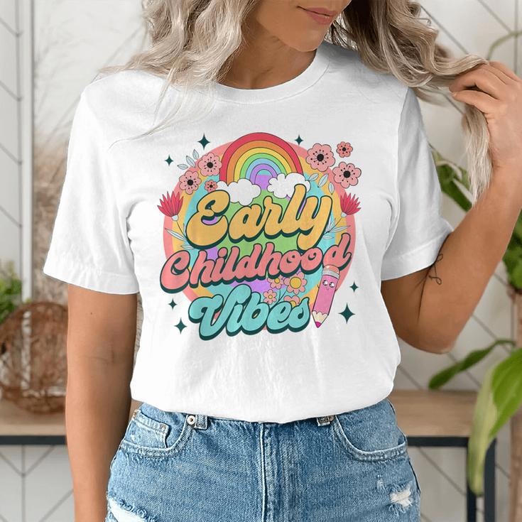 Daycare Teacher Daycare Provider Early Childhood Vibes Women's T-Shirt, funny gift Daycare Teacher Daycare Provider Early Childhood Vibes Women's T-Shirt, funny gift