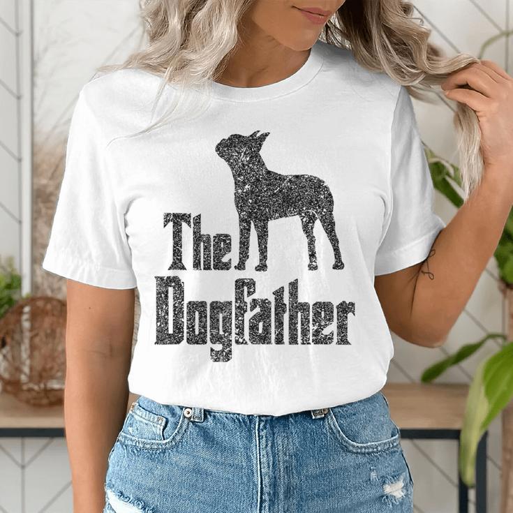 The Dogfather Boston Terrier Dog Funny Dog Gift T-Shirt For Men Women Girls Kids Women's T-Shirt, funny gift