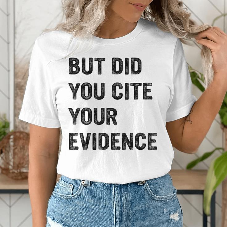 English Teacher But Did You Cite Your Evidence Women's T-Shirt, English Teacher Shirts, funny gift English Teacher But Did You Cite Your Evidence Women's T-Shirt, English Teacher Shirts, funny gift