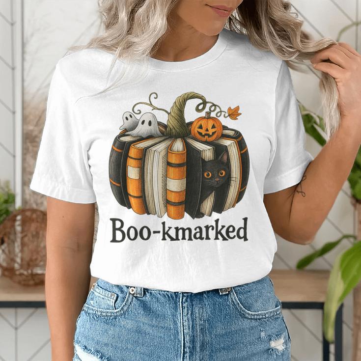 Fun Fall Book Lover Cute Teacher Student Halloween Women's T-Shirt, funny gift Fun Fall Book Lover Cute Teacher Student Halloween Women's T-Shirt, funny gift
