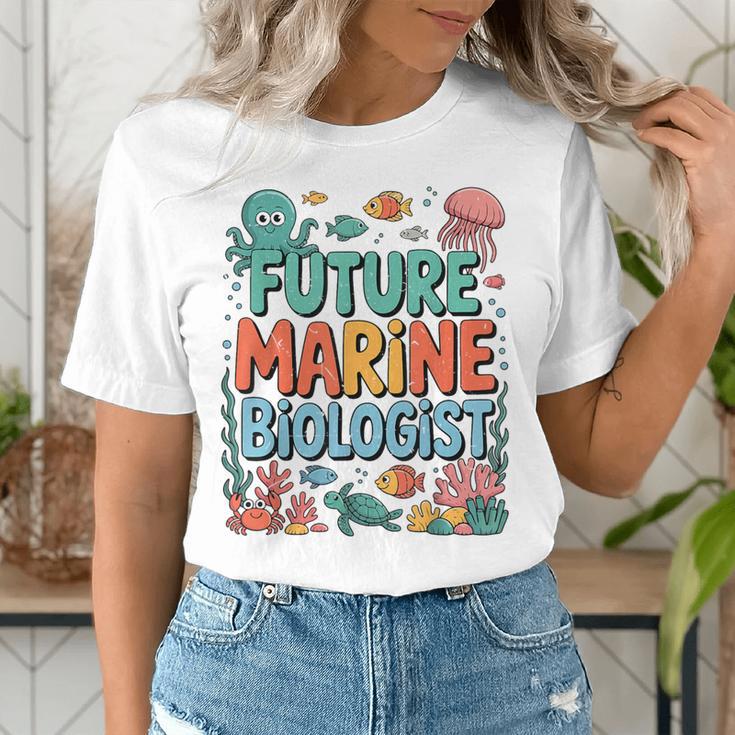 Future Marine Biologist Student Biology Teacher Kids Women's T-Shirt, Future Teacher Shirts, funny gift