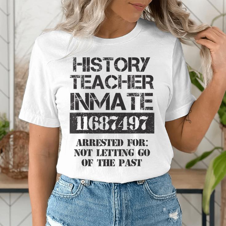 Halloween History Teacher Prisoner Costume Women's T-Shirt, History Teacher Shirts, funny gift Halloween History Teacher Prisoner Costume Women's T-Shirt, History Teacher Shirts, funny gift