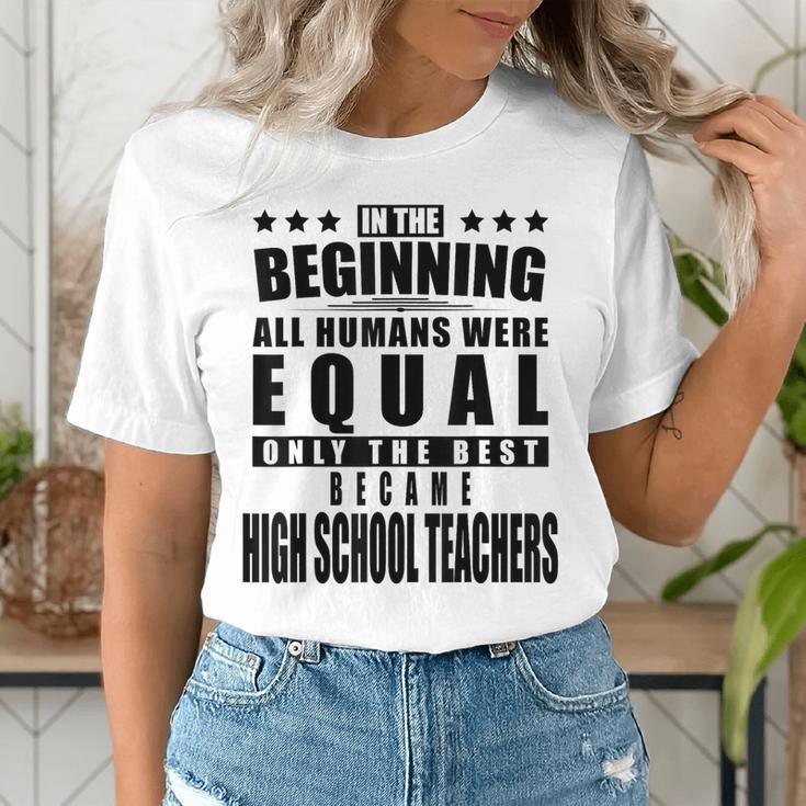 High School Teacher Personalized Women's T-Shirt, funny gift