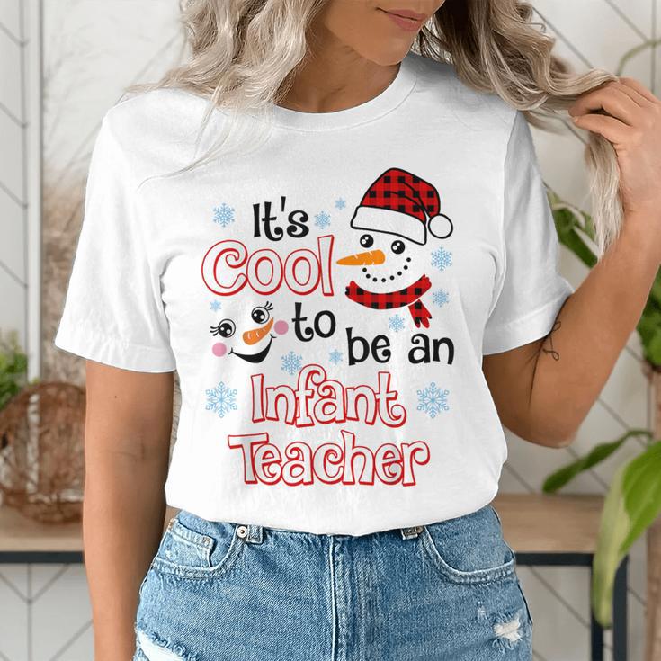 It's Cool To Be a Infant Teacher Snowman Winter Christmas Women's T-Shirt, funny gift It's Cool To Be a Infant Teacher Snowman Winter Christmas Women's T-Shirt, funny gift
