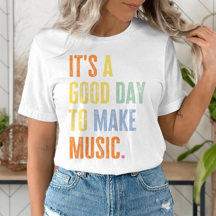It's A Good Day To Make Music Music Lover Teacher Women's T-Shirt, funny gift It's A Good Day To Make Music Music Lover Teacher Women's T-Shirt, funny gift