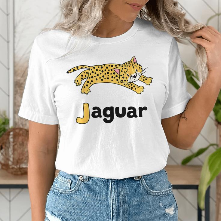 J Is For Jaguar ABC Alphabet T-Shirt For Teachers Students Women's T-Shirt, funny gift