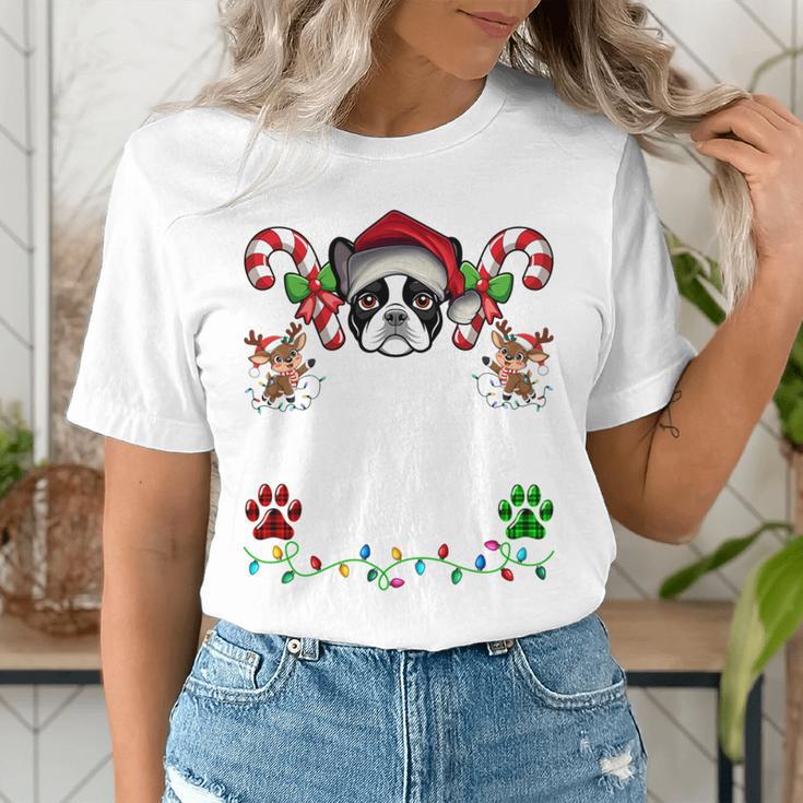 Most Likely Decorate Her Boston Terrier Dog Ugly Christmas Women's T-Shirt, Boston Terrier Christmas Shirts, funny gift