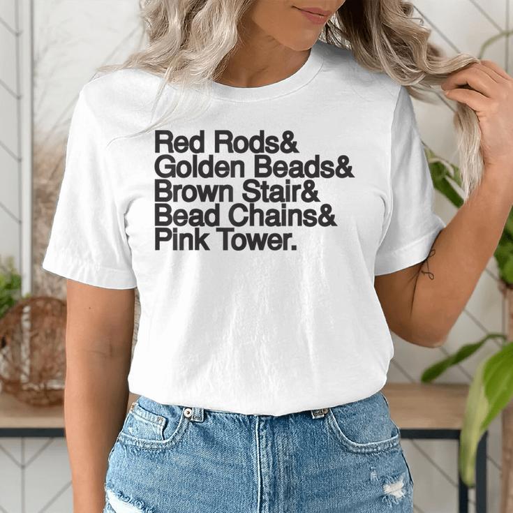 Montessori Helvetica Education Teacher Women's T-Shirt, funny gift