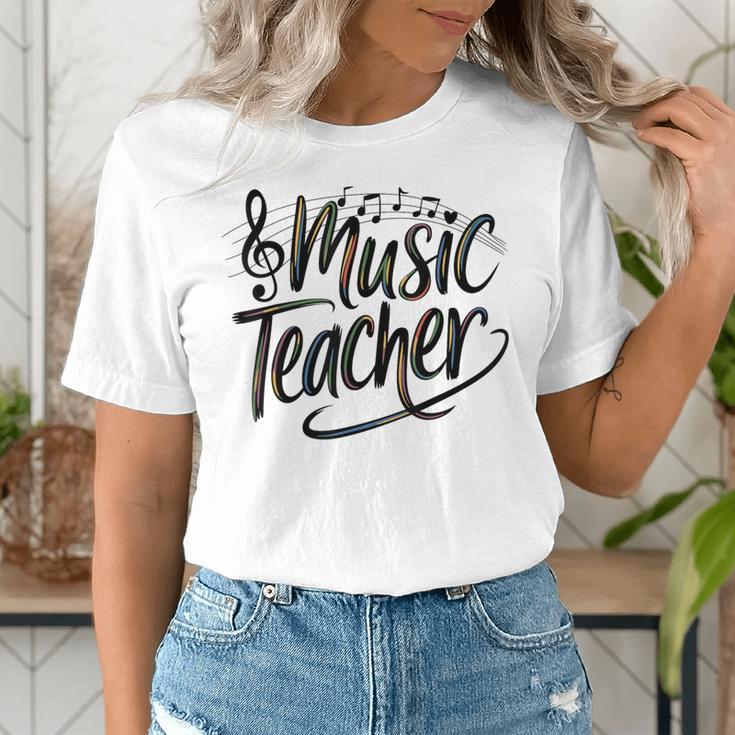 Music Teacher For Women Elementary First Day Of School Women's T-Shirt, funny gift Music Teacher For Women Elementary First Day Of School Women's T-Shirt, funny gift