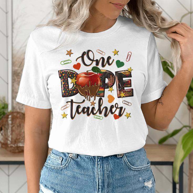 One Dope Teacher Women's T-Shirt, funny gift