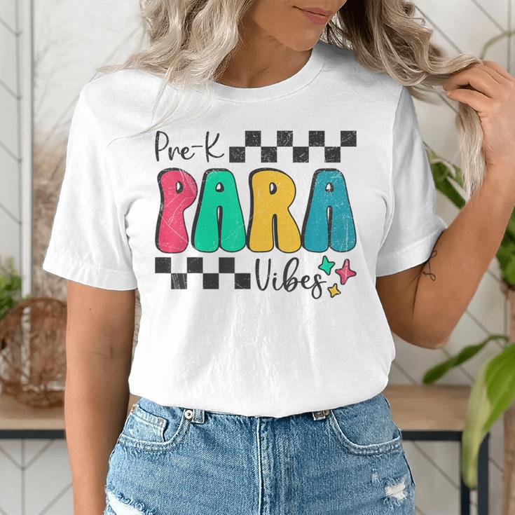 Pre-K Paraprofessional Teacher Back To School Vibes Women's T-Shirt, funny gift Pre-K Paraprofessional Teacher Back To School Vibes Women's T-Shirt, funny gift