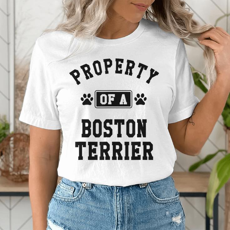 Property Of Boston Terrier Boston Terrier Shirt Women's T-Shirt, funny gift