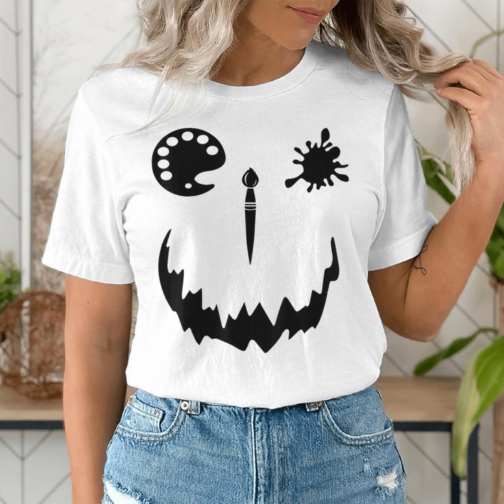 Pumpkin Artist Halloween Art Teacher Women's T-Shirt, funny gift Pumpkin Artist Halloween Art Teacher Women's T-Shirt, funny gift