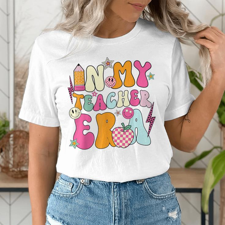 Retro Groovy In My Teaching Era Best Teacher Appreciation Women's T-Shirt, Groovy Teacher Shirts, funny gift Retro Groovy In My Teaching Era Best Teacher Appreciation Women's T-Shirt, Groovy Teacher Shirts, funny gift