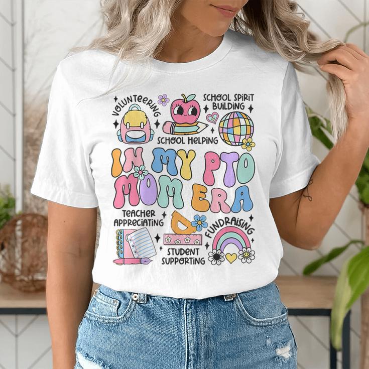 Retro In My PTO Mom Era Parent Organization Team Teacher Women's T-Shirt, funny gift Retro In My PTO Mom Era Parent Organization Team Teacher Women's T-Shirt, funny gift