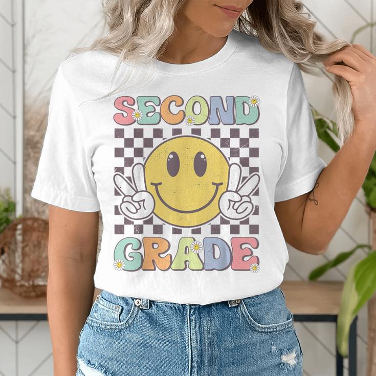 Second Grade Teachers Boys Girls Smile Face 2nd Grade Team Women's T-Shirt, funny gift Second Grade Teachers Boys Girls Smile Face 2nd Grade Team Women's T-Shirt, funny gift