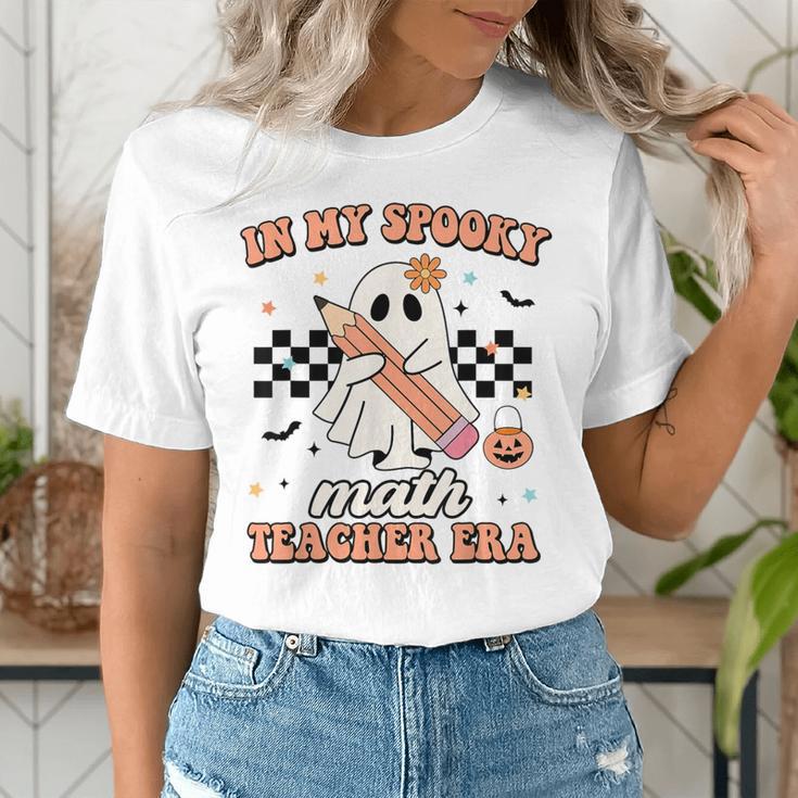 In My Spooky Math Teacher Era Groovy Retro Halloween Costume For Men Women Women's T-Shirt, Groovy Teacher Shirts, funny gift In My Spooky Math Teacher Era Groovy Retro Halloween Costume For Men Women Women's T-Shirt, Groovy Teacher Shirts, funny gift