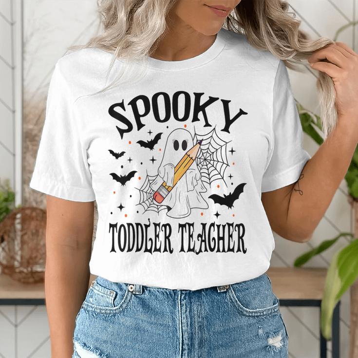 Spooky Toddler Teacher Halloween School Women's T-Shirt, funny gift Spooky Toddler Teacher Halloween School Women's T-Shirt, funny gift