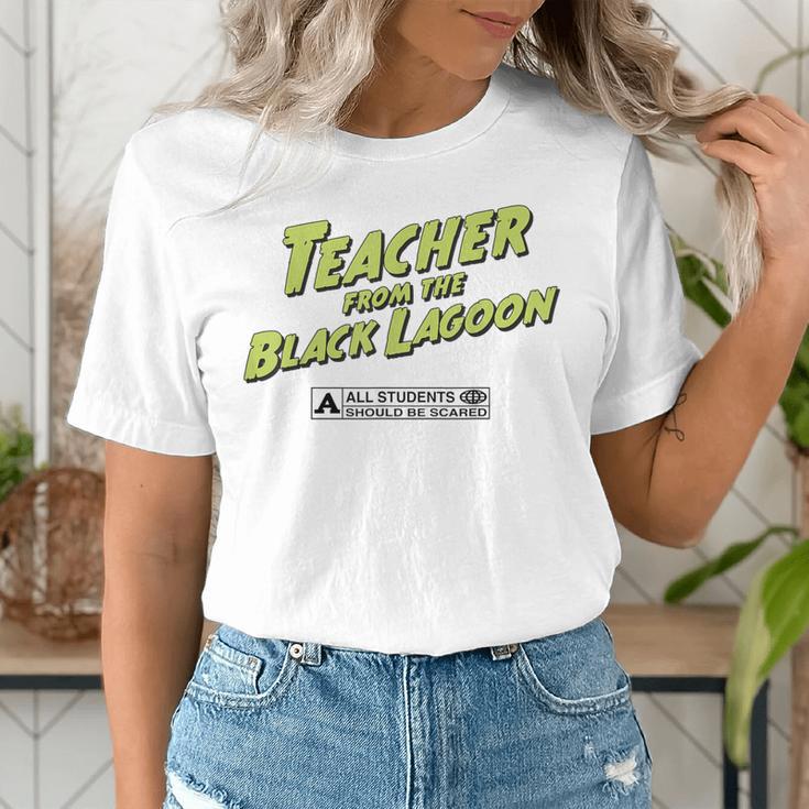 Teacher Halloween Tshirt Teacher From The Lagoon Men Women Women's T-Shirt, funny gift