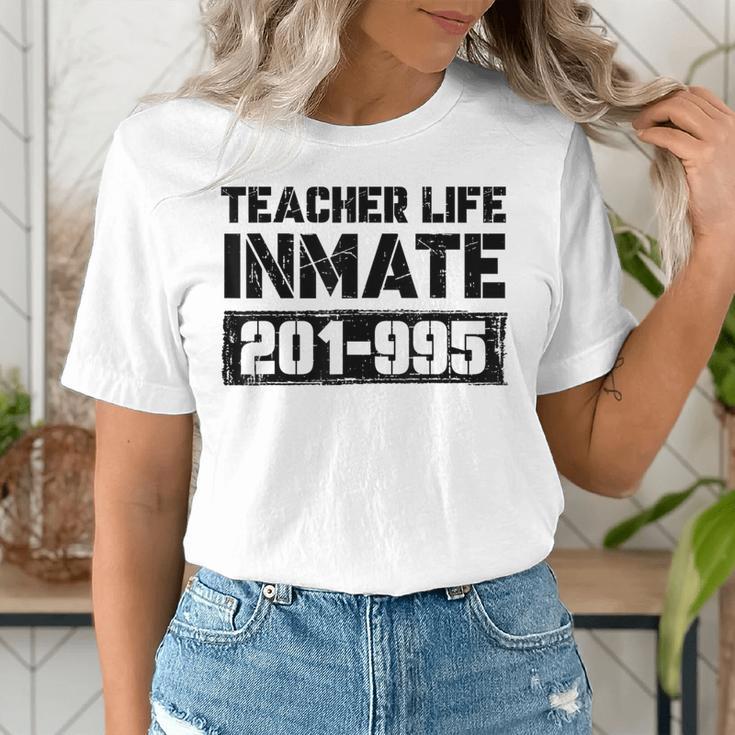 Teacher Life Jail Inmate Prisoner Halloween Costume Women's T-Shirt, funny gift Teacher Life Jail Inmate Prisoner Halloween Costume Women's T-Shirt, funny gift
