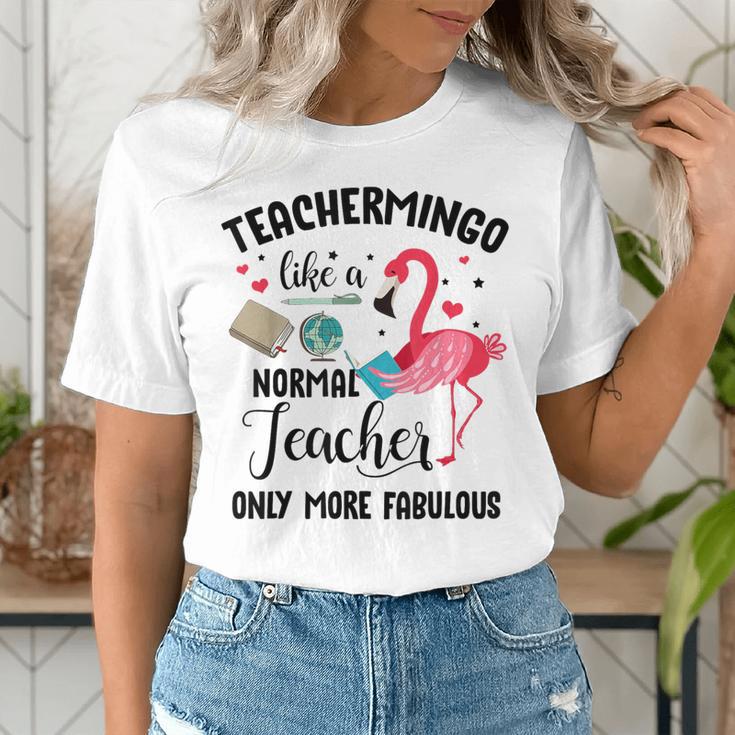 Teachermingo Like A Normal Teacher Only More Fabulous Women's T-Shirt, funny gift