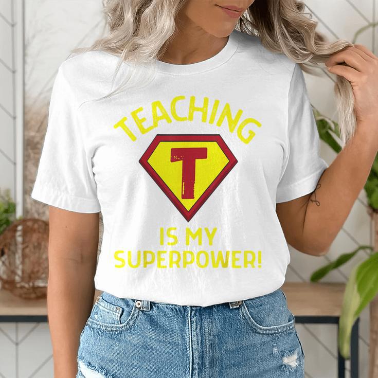 Teaching Is My Superpower Fun Elementary Teacher 1st Grade Women's T-Shirt, funny gift Teaching Is My Superpower Fun Elementary Teacher 1st Grade Women's T-Shirt, funny gift