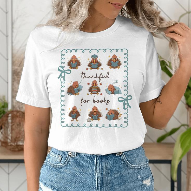 Thankful For Books Turkey Reading Book Lovers Fall Teacher Women's T-Shirt, funny gift Thankful For Books Turkey Reading Book Lovers Fall Teacher Women's T-Shirt, funny gift