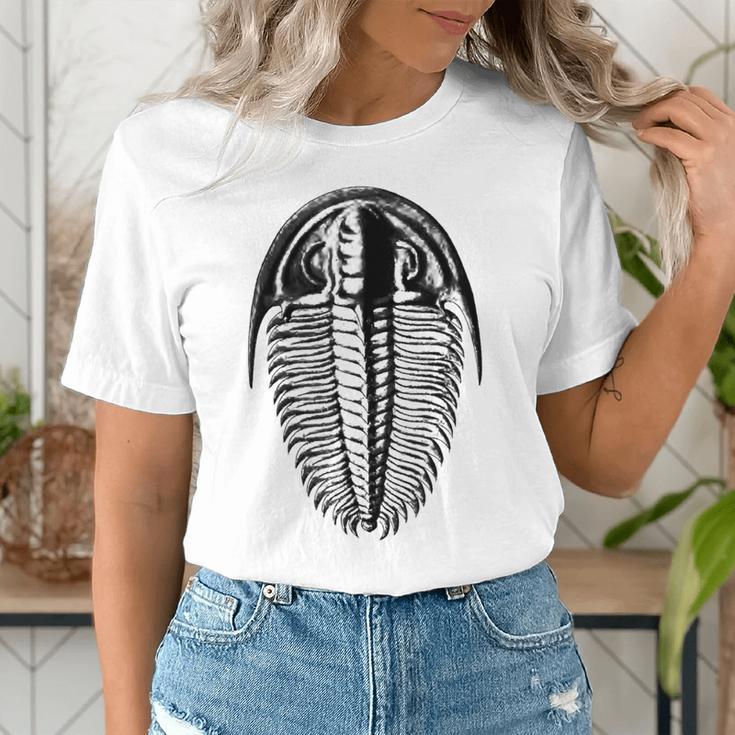 Trilobite Fossil Geology Teacher Student Geologist Women's T-Shirt, funny gift
