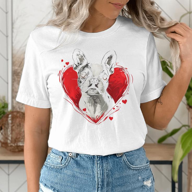 Valentine's Day Boston Terrier Dog Women's T-Shirt, funny gift