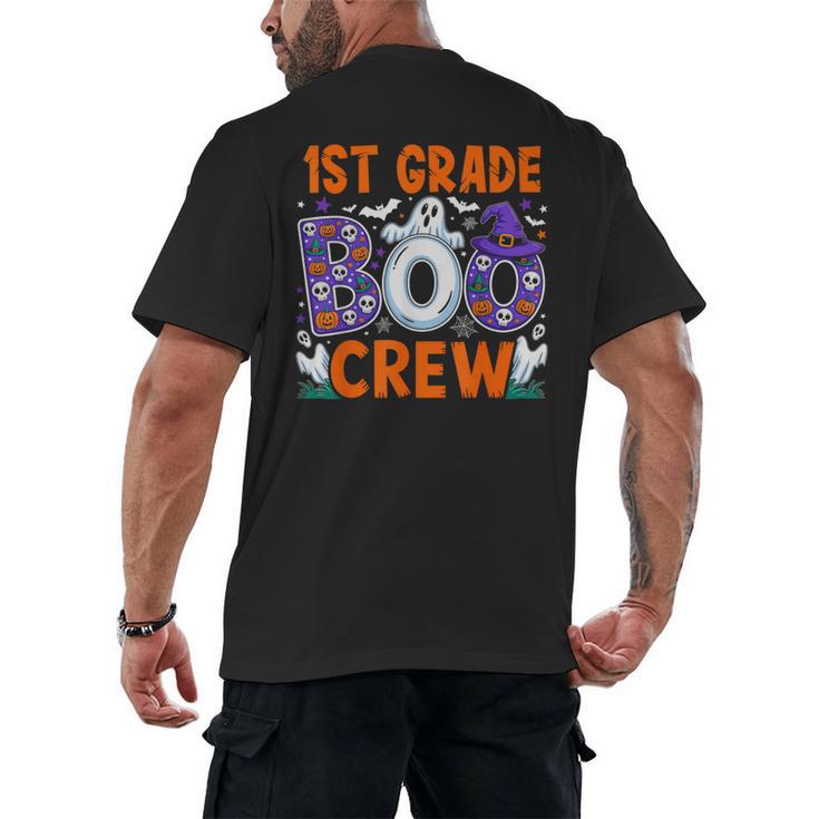1st Grade Boo Crew First Grade Teacher Kids Happy Halloween Men's Back Print T-Shirt, trending gift