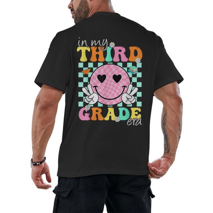 In My 3rd Grade Era Back To School Smile Face Teacher Kid Men's Back Print T-Shirt