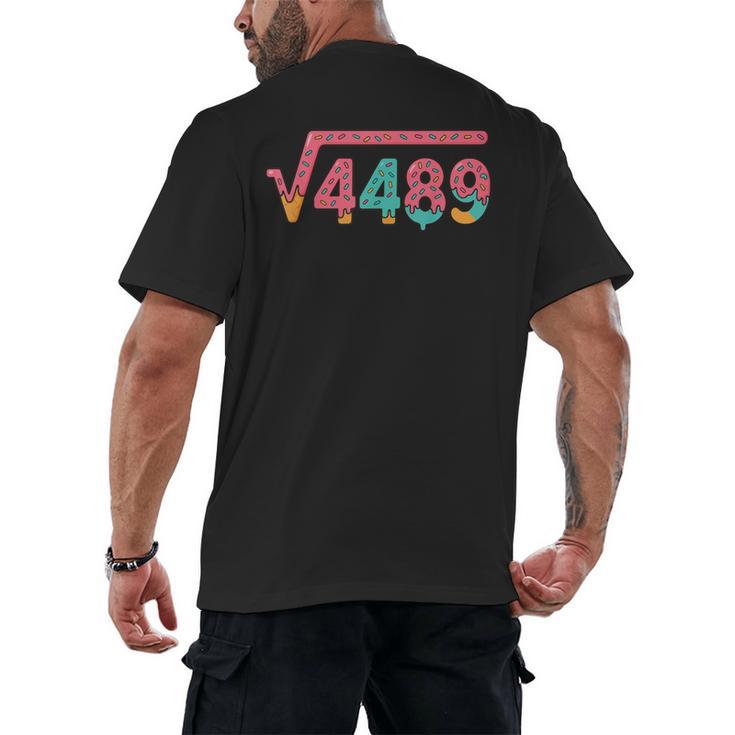 67 Ice Cream Drip Meme Square Root 4489 Slang Math Teacher Men's Back Print T-Shirt