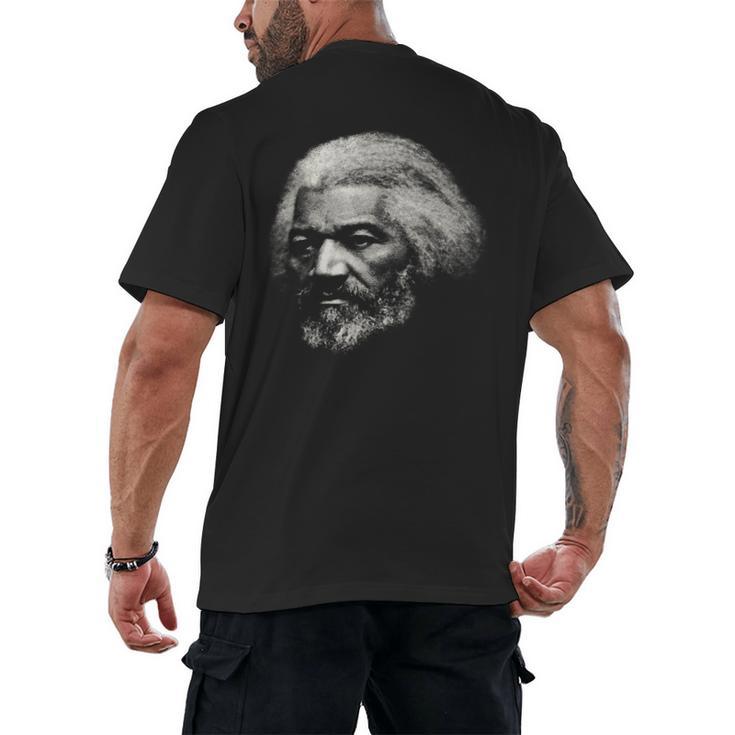 American History Frederick Douglass Teacher Men's Back Print T-Shirt